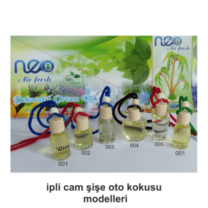 Cam Şişe ipli Oto Kokusu Modelleri 0060